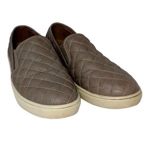 Steve Madden Encentrcq Womens Gray Faux Leather Sneakers - Size 9